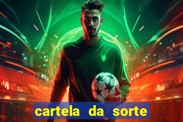 cartela da sorte time de futebol que mais saem